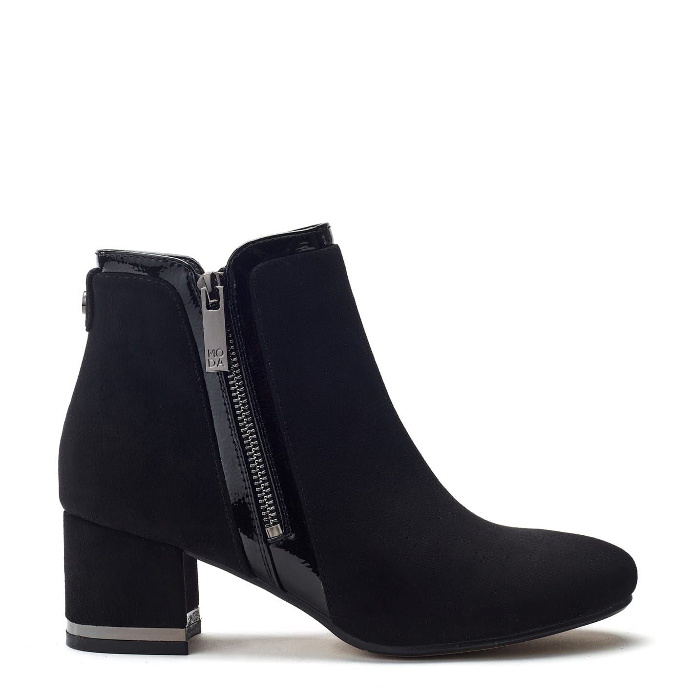 Moda in Pelle Pajor Ankle Boots with Side Zipper
