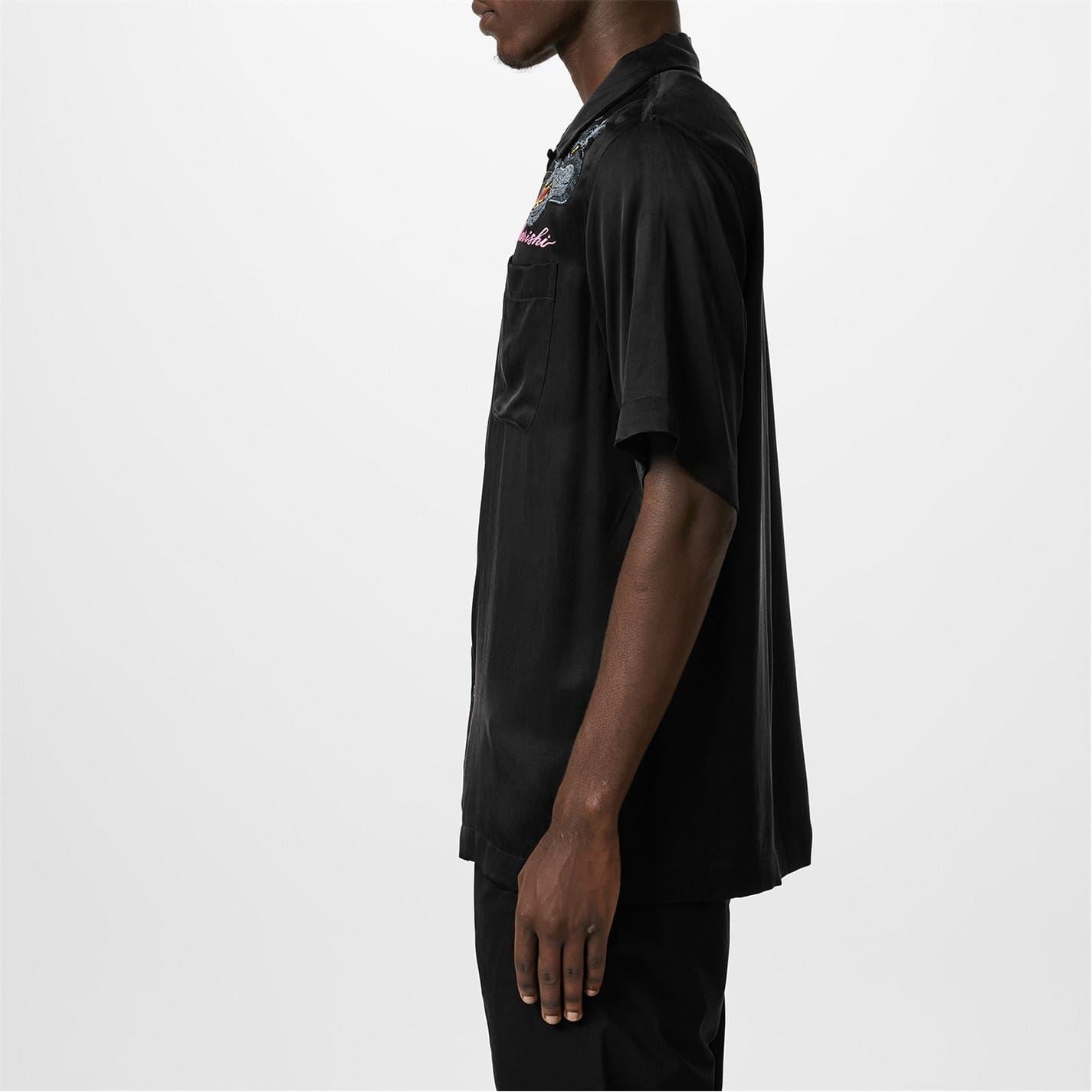 Maharishi Dual Panther Camp Collar Shirt