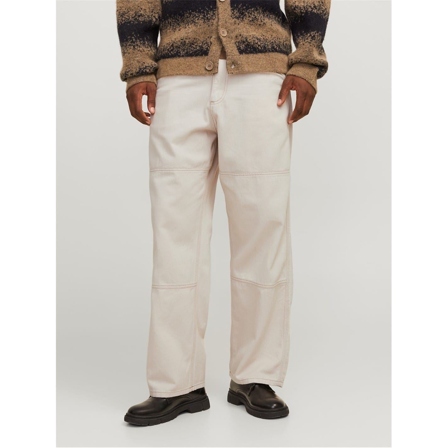 Jack and Jones Owen Solid Patterned Wide Leg Pants