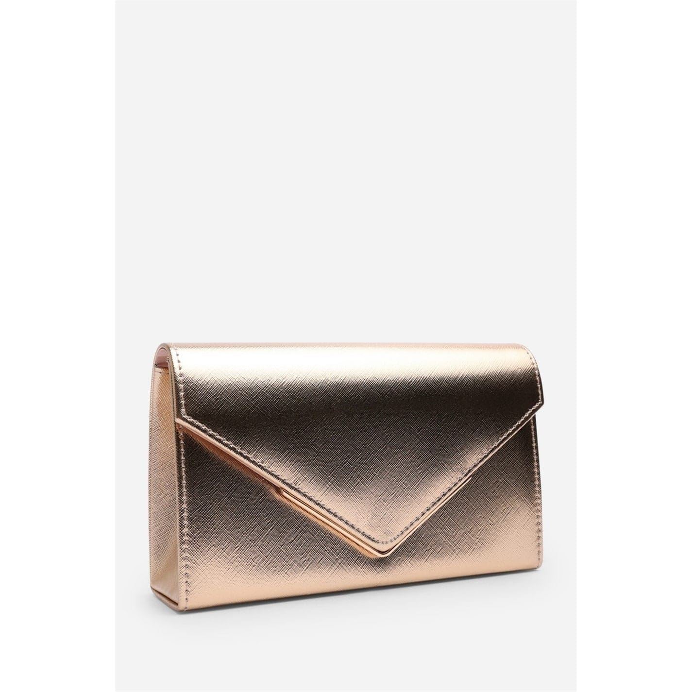Wheres That From Clutch Bag With Flap Closure
