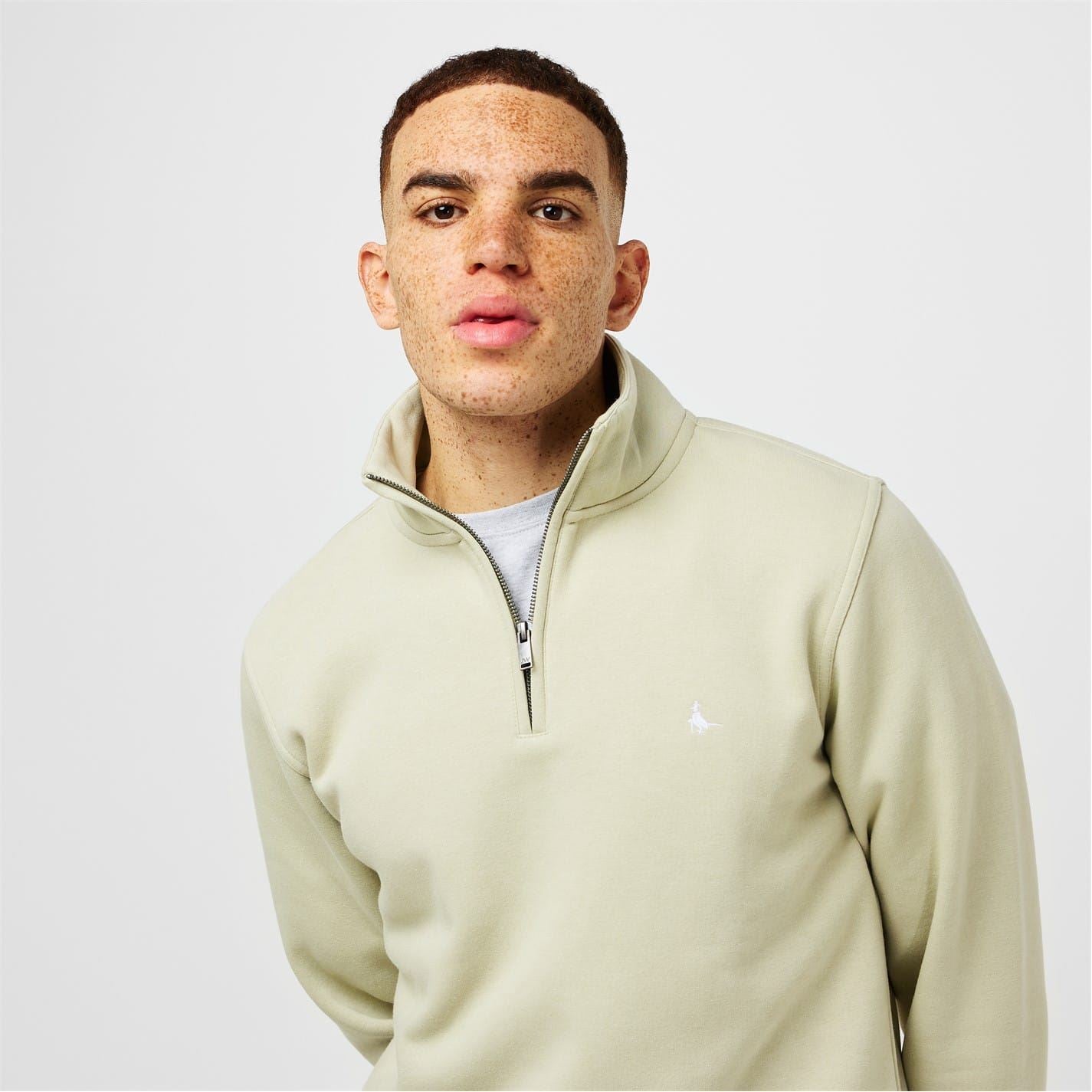 Jack Wills Barchester Quarter Zip Sweatshirt
