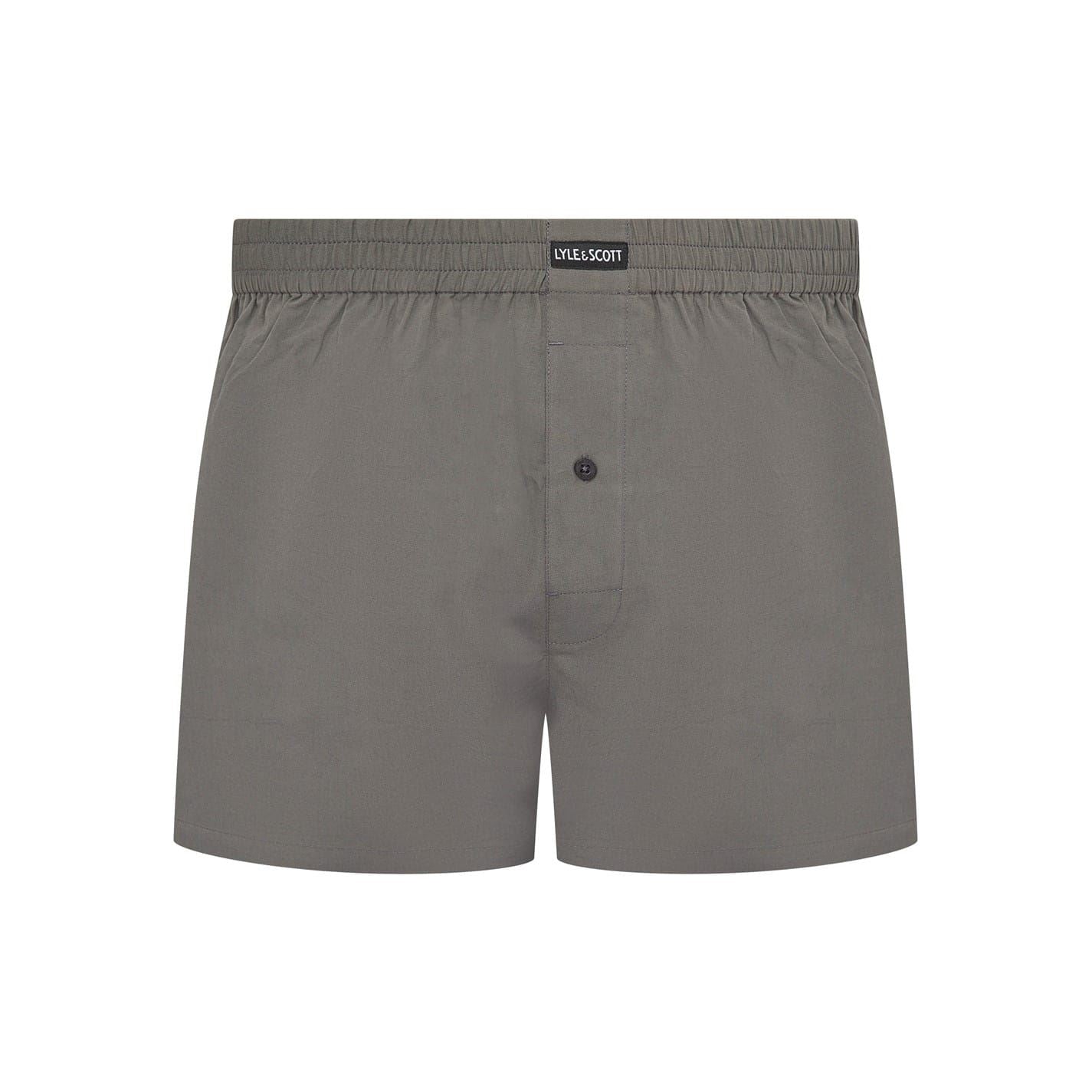 Lyle And Scott 3 Pack Woven Plain Design Boxer Shorts