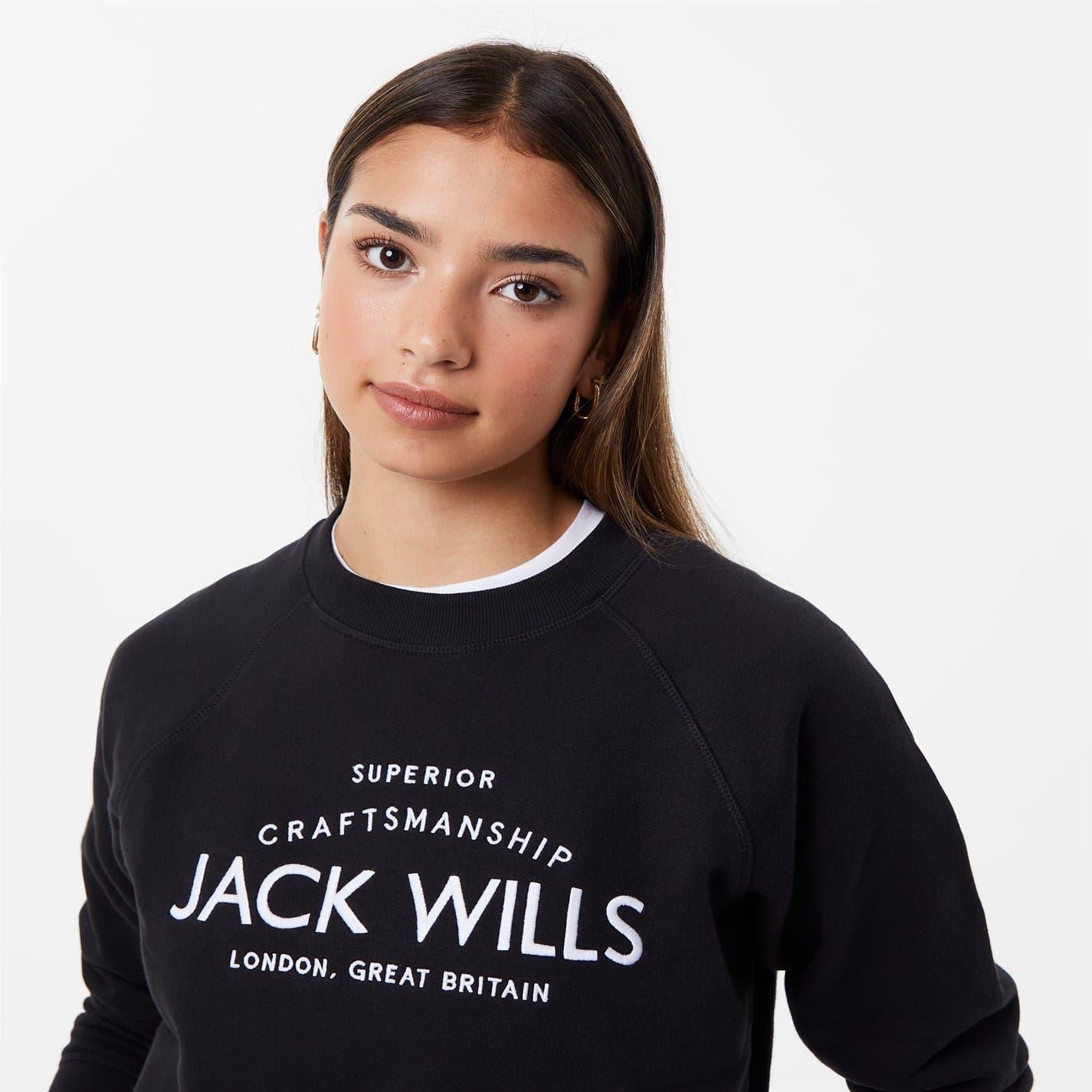 Jack Wills Hunston Graphic Crew Neck Sweatshirt
