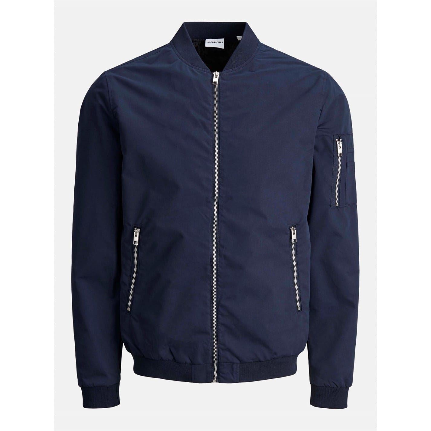 Jack and Jones Mens Rush Bomber Jacket Plus Size