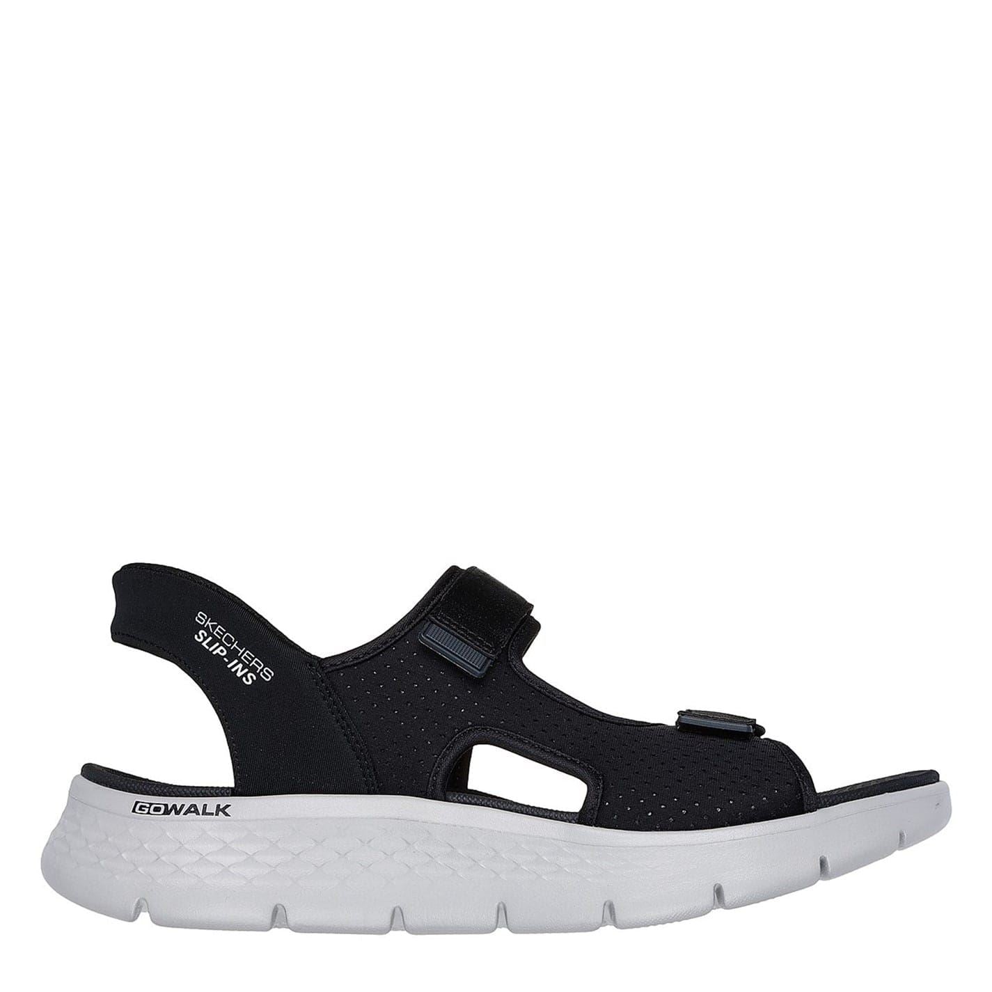 Skechers Slip Ins Open Toe Quarter Strap Slide Sandals