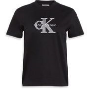 Calvin Klein Jeans Mono Hero Crew Neck Short Sleeve T-Shirt
