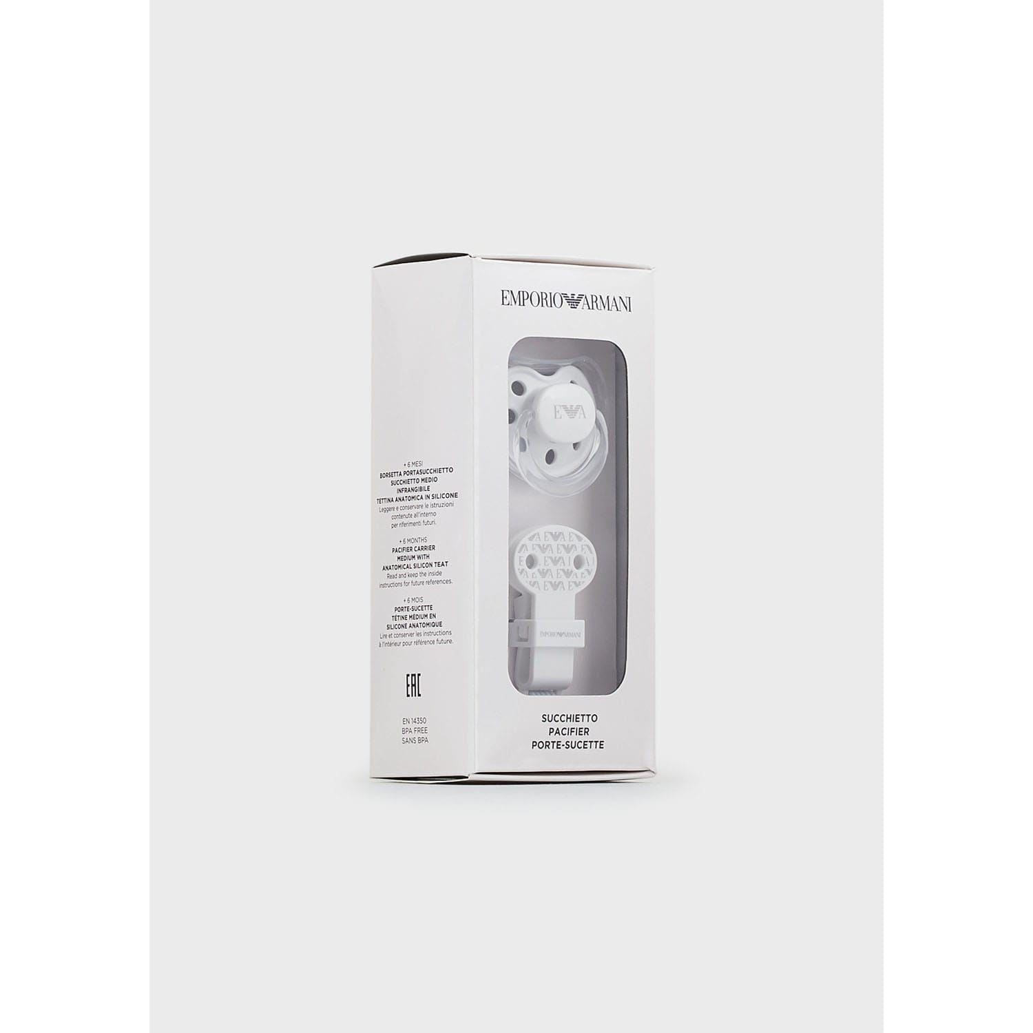 Emporio Armani Infants Pacifier Set