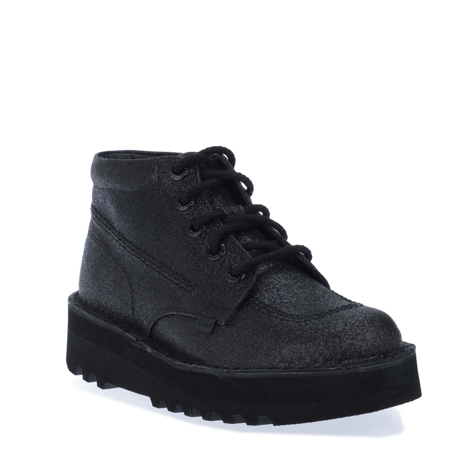 Kickers Kick Hi Stack Glitter Boots