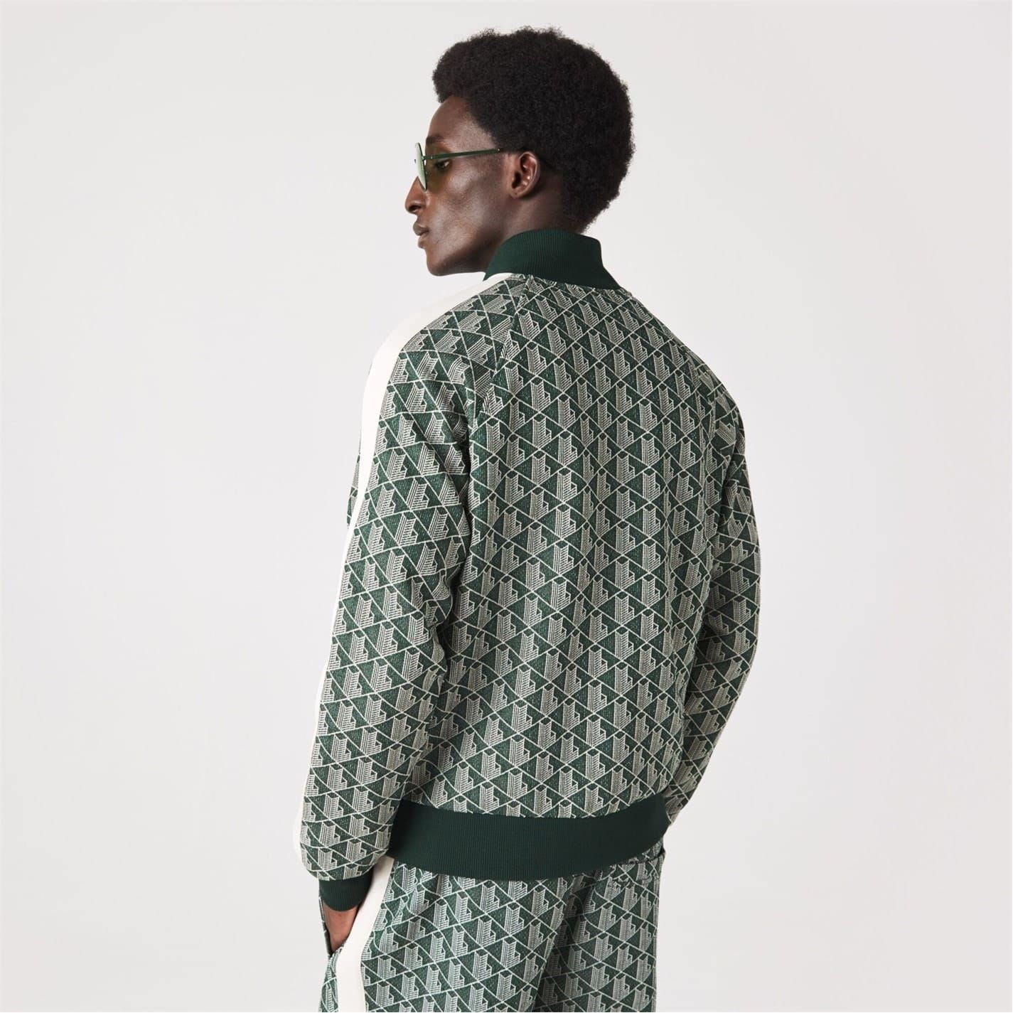 Lacoste Regular Fit Zip Neck Long Sleeve Sweatshirt