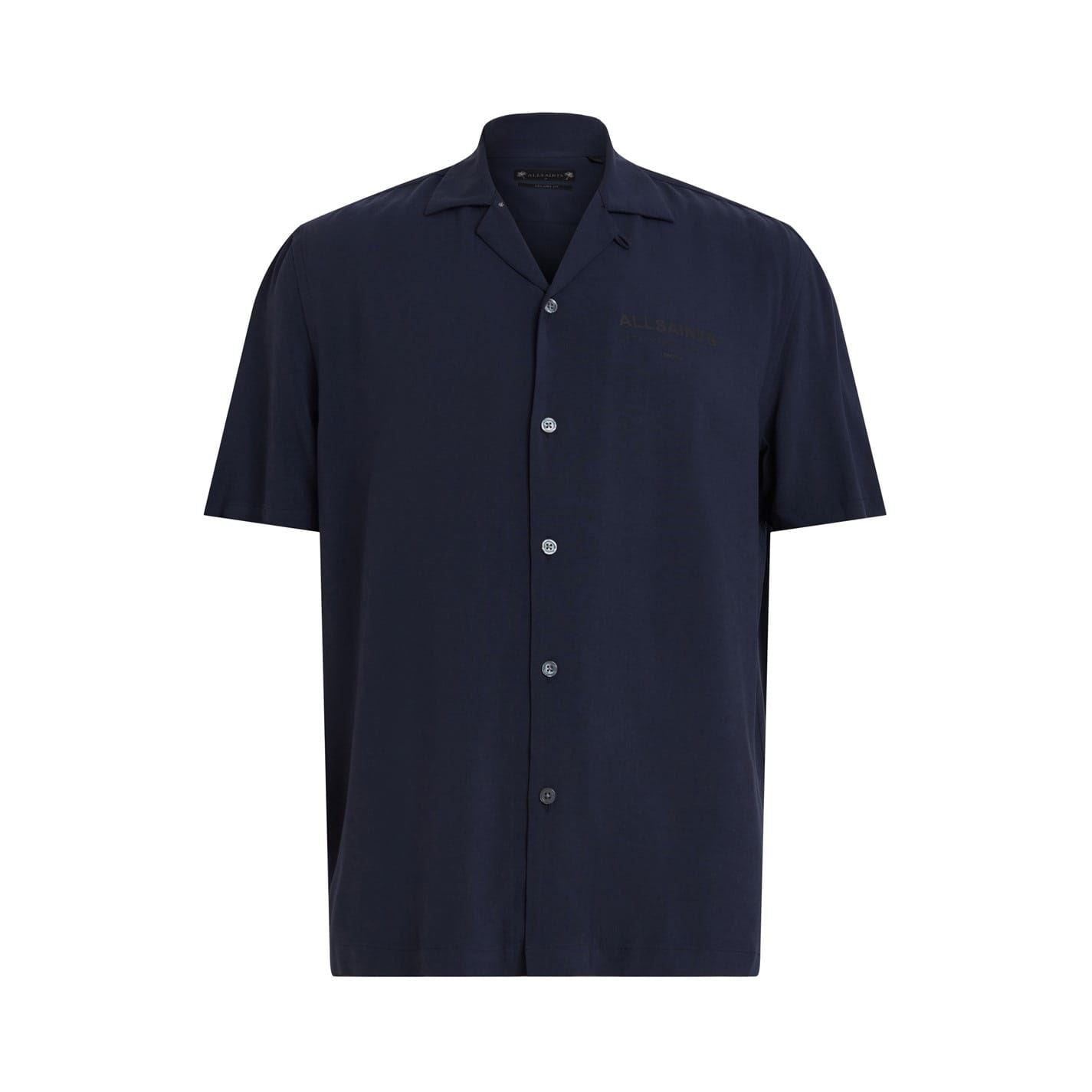 AllSaints Relaxed Fit Underground Short Sleeve Shirt