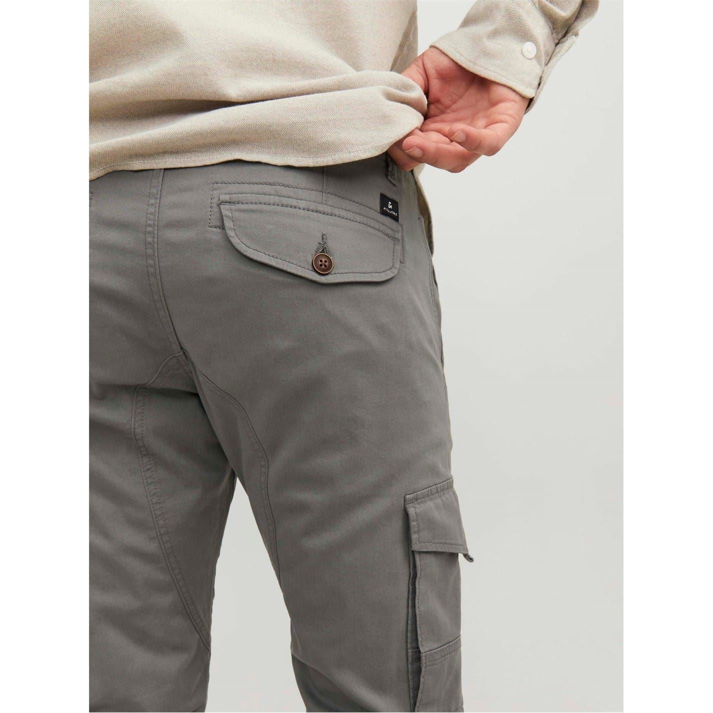 Jack and Jones Slim Stretch Cuffed Cargo Pants