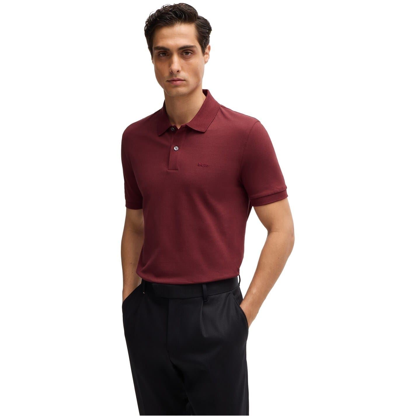 Boss Hbb Pallas Polo Iconic Logo Embroidered Shirt