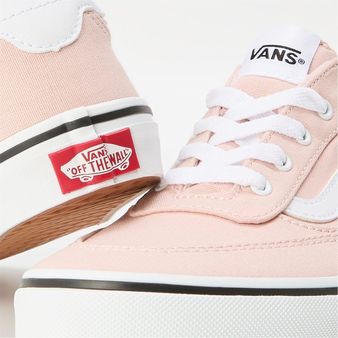Vans Juniors Canvas Low Top Lace-Up Sneakers