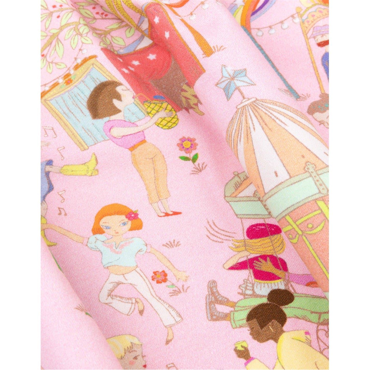 Oilily Jn42 Crew Neck Mini Jersey Dress