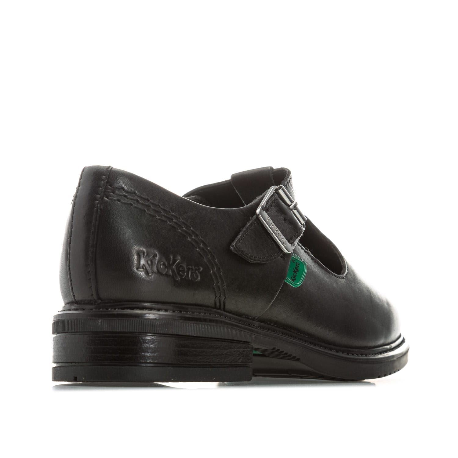 Kickers Children Girls Lach T-Bar Leather Shoes