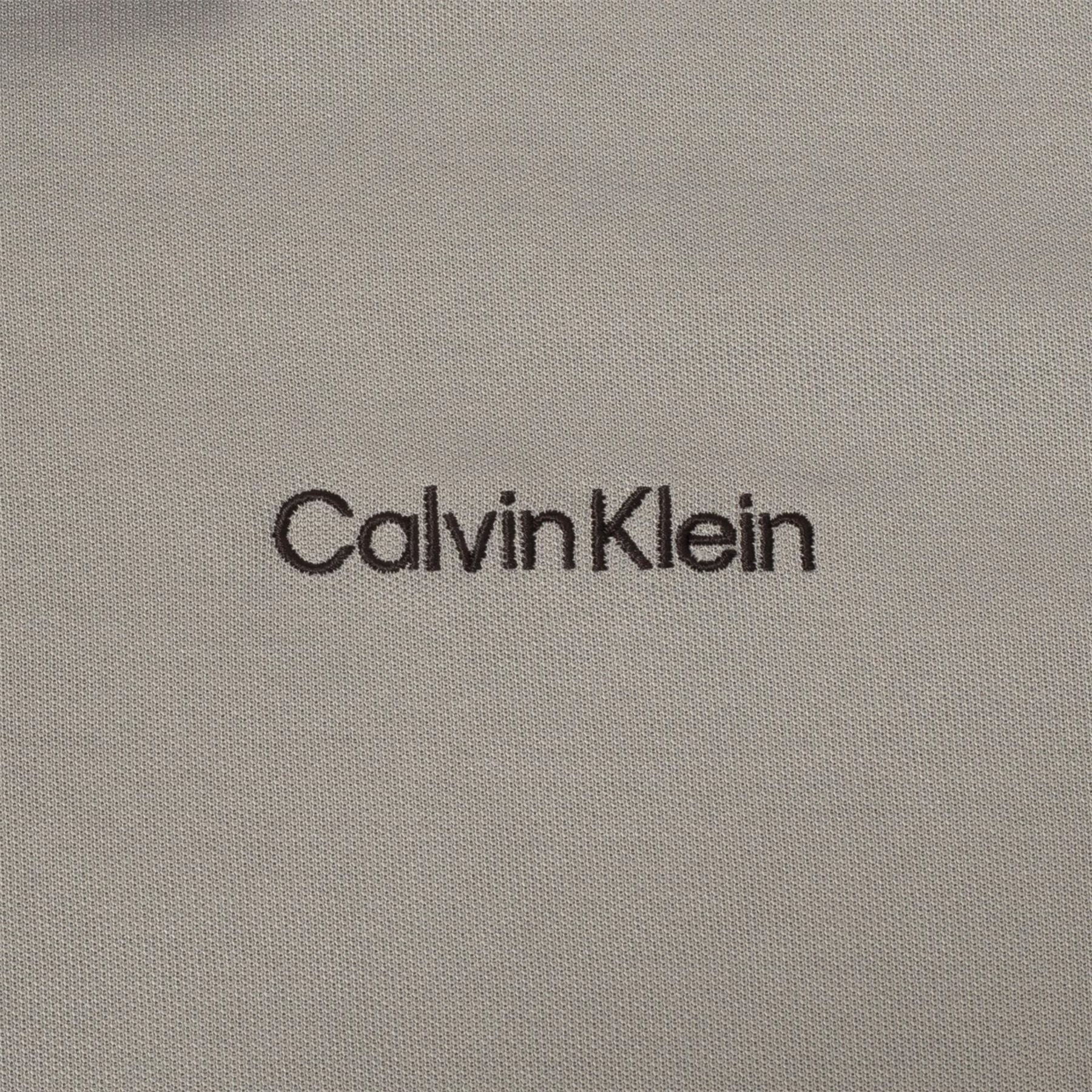 Calvin Klein Golf Embroidered Collared Neck Short Sleeve Polo Shirt