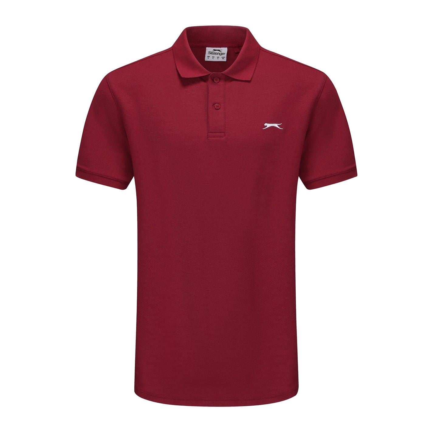 Slazenger Mens Plain Polo Shirt