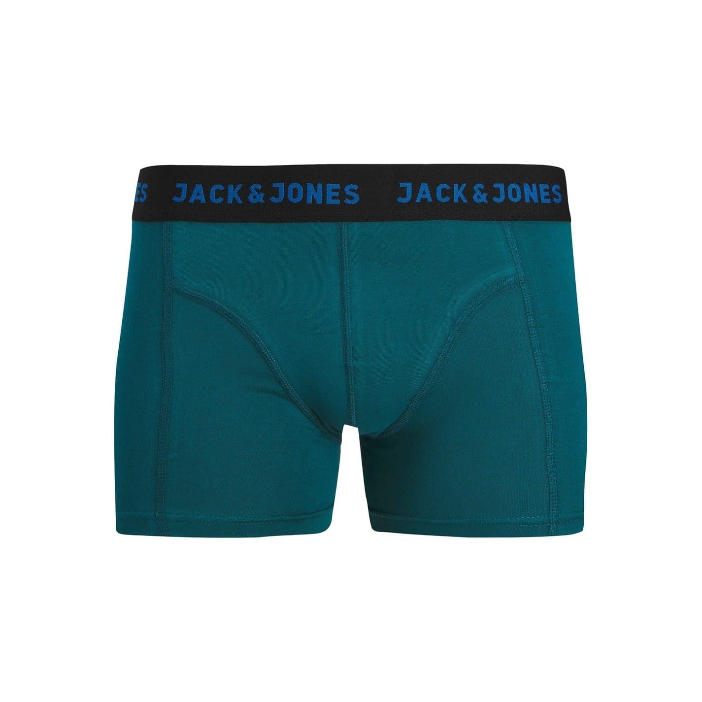 Jack and Jones Green Trunk 3pk
