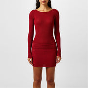 Aya Muse Loca Ribbed Mini Dress