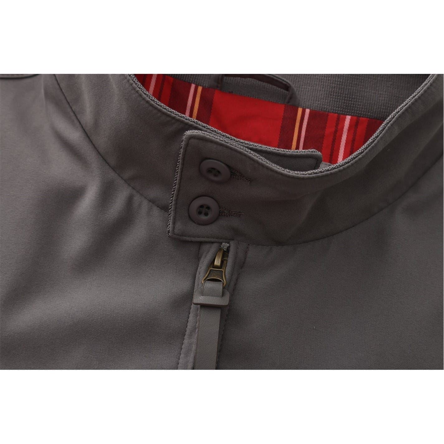 SoulCal Mock Neck Snap Button Ribbed Cuff Harrington Jacket