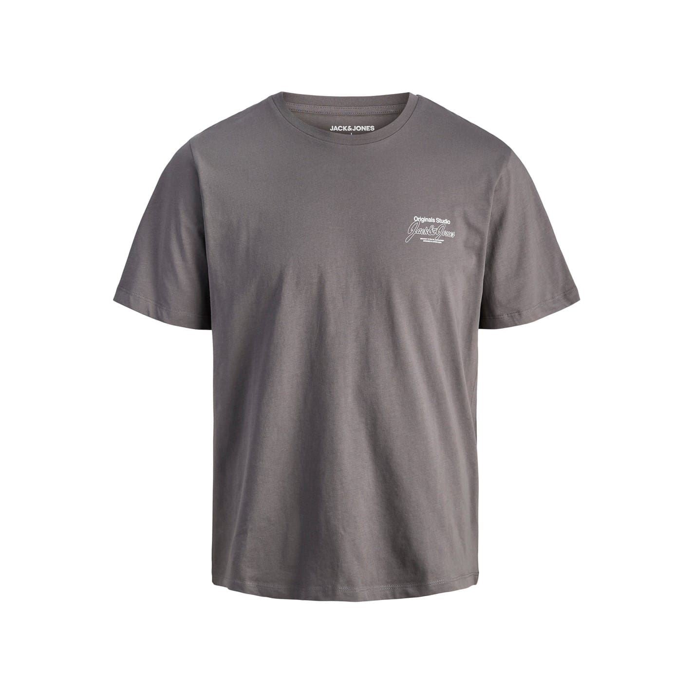 Jack and Jones Mens 5 Pack Short Sleeve T-Shirt